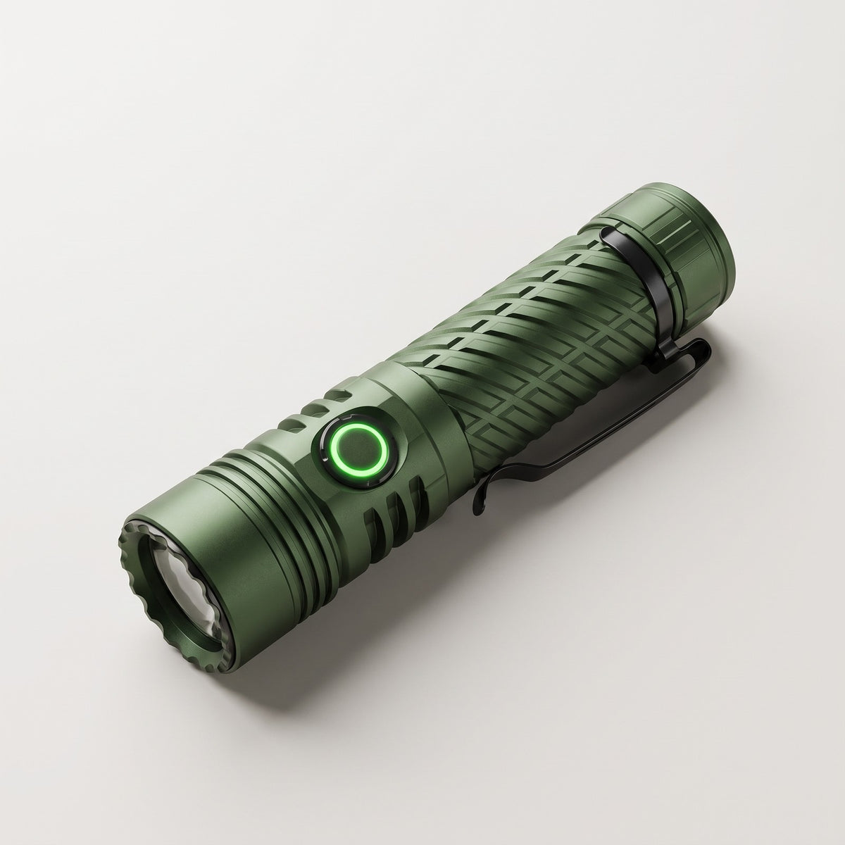 FYREN pocket flashlight in army green