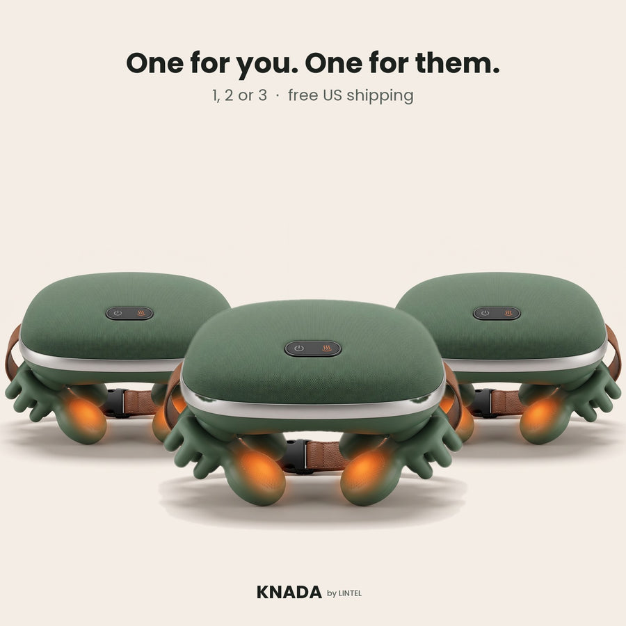Three KNADA massagers