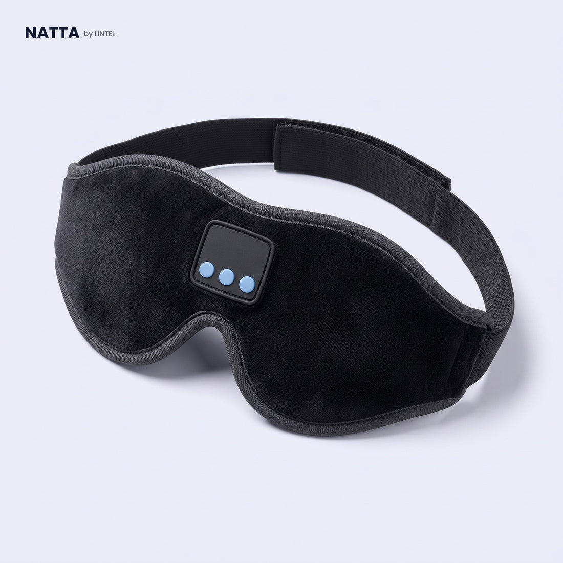 NATTA 3D sleep headphones mask, Black