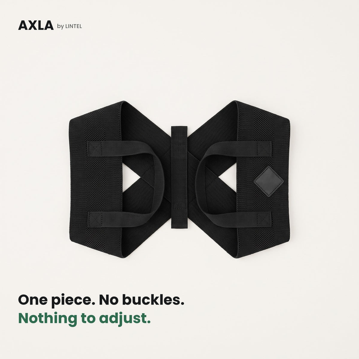 AXLA posture strap, one piece with no buckles, front side