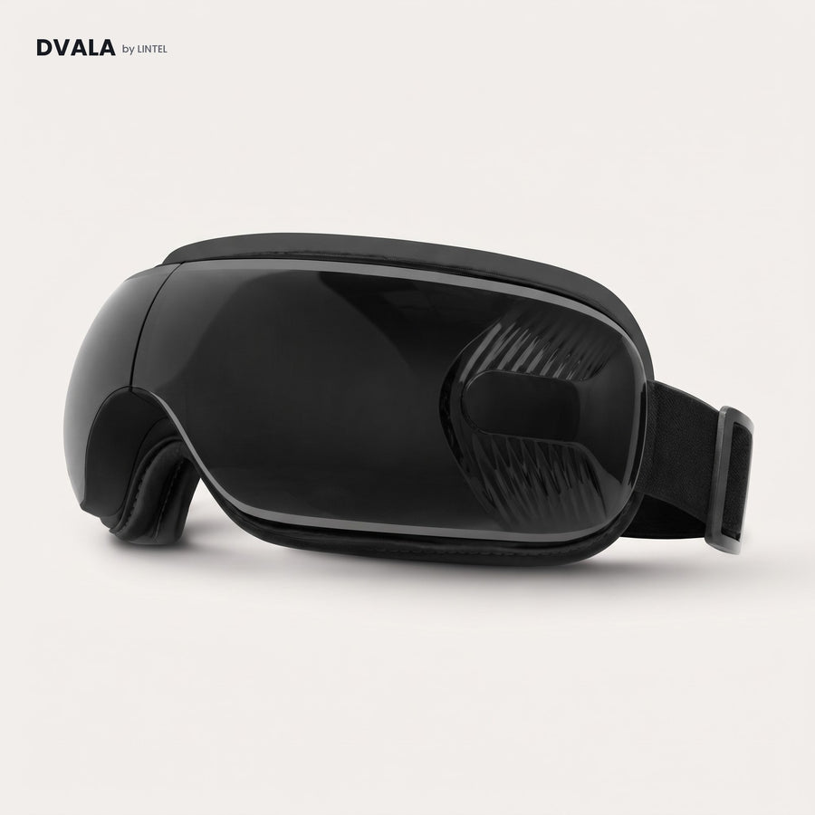 DVALA heated eye massager in black