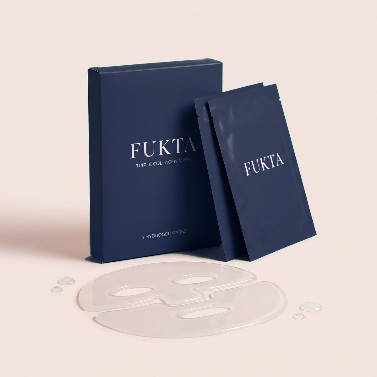 FUKTA Triple Collagen Mask - Midnight box