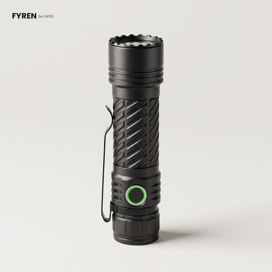 FYREN pocket flashlight in black