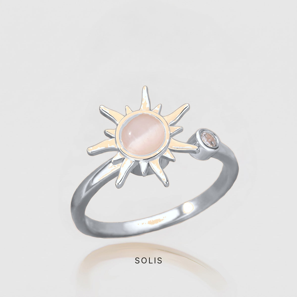 LUGNA Calm Ring Solis in silver