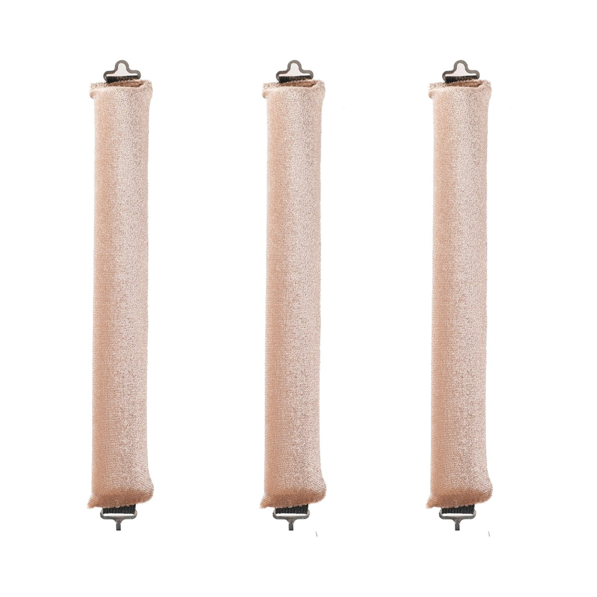 LOCKA heatless blowout rods, set of 3, blonde velvet