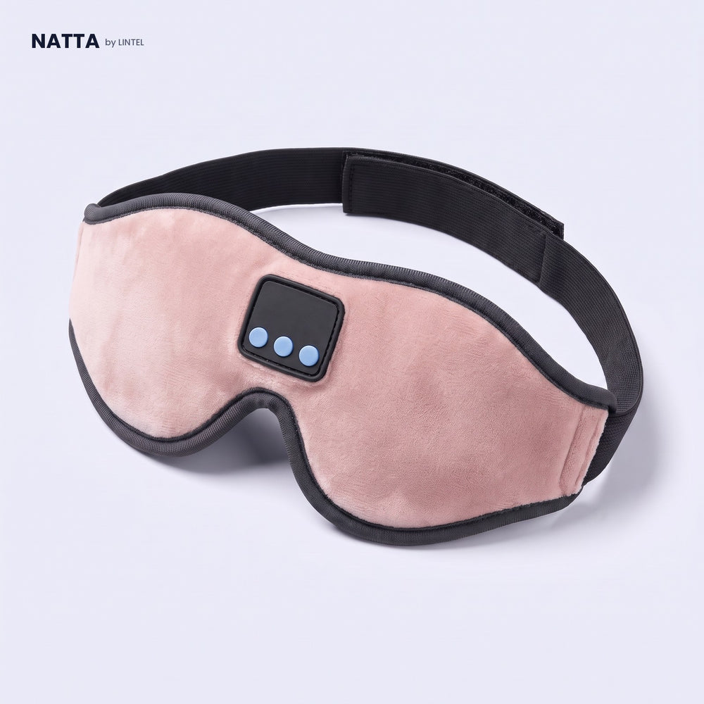 NATTA 3D sleep headphones mask, Pink